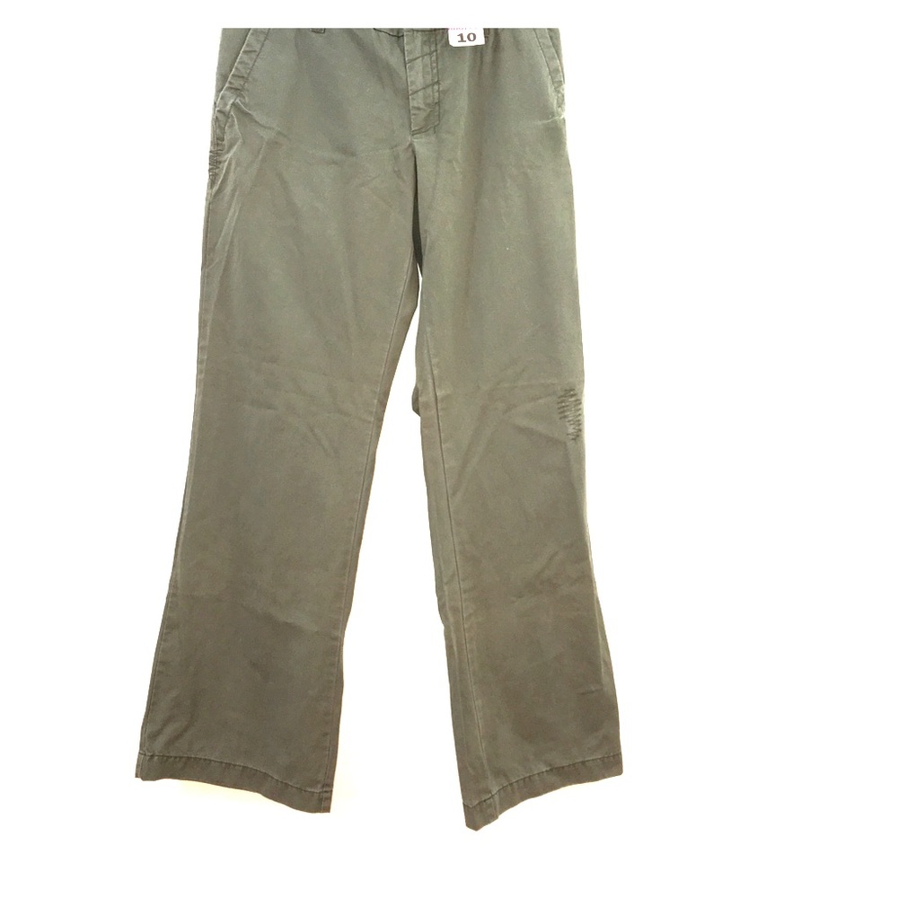 Old Navy Women's Green Bootcut Khaki Size 10 NWT